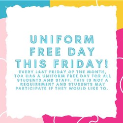 uniform free day